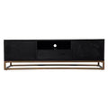 Dessingham Reclaimed Wood TV/Media Stand - Black - SEI